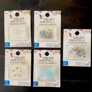 Swarovski Crystal Elements (Beads) NWT in boxes